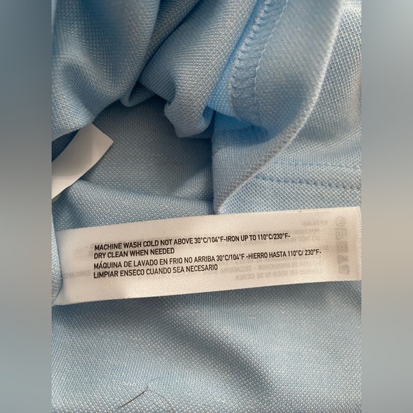 Light Blue Men’s polo size M - Picture 6 of 9
